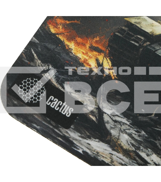 Коврик для мыши Cactus CS-MP-D04S Tank 250x200x3мм