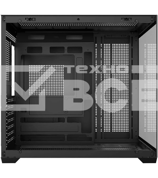 Компьютерный корпус Bloody CC-122 черный без БП ATX 10x120мм 1xUSB2.0 1xUSB3.0 audio