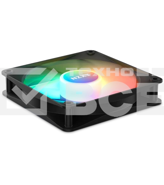 Вентилятор для корпуса Case Cooler NZXT F120 RGb Core Triple Pack (120x120x25мм, 4-pin PWM, RGb, 78.86CFM, 33.88dBA, 1800RPM, черный, 3pcs)