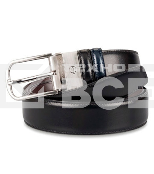 Ремень Piquadro CU3049C11/NB черный/синий натур.кожа