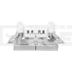 Механизм выключателя EKF UP1-SWA-20 Эпика двухклавишный, алюминий, фото6