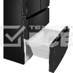 Холодильник Maunfeld MFF180NFBE01 черный трехкамерный 224/113л морозилка снизу, No Frost, фото11