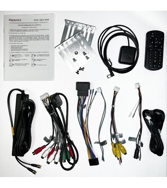 Автомагнитола Prology MPA-320 DSP, 2 DIN, 10', Android 10, Bluetooth, USB Type-A, AUX, GPS, 4G, пульт ДУ