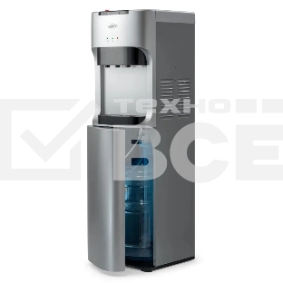 Кулер для воды Vatten L45SE, нижняя загрузка, нагрев 90 °С, охлаждение 15 °С, серебристый/черный