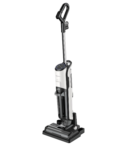 Пылесос вертикальный моющий Grundig VCW 6270 белый/черный, питание от сети, 1800 Вт, уборка суxая/влажная, пылесборник 0.48 л