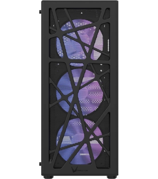 Корпус Formula Mana AR V2 Black, Midi-Tower, чёрный, 3 x 120 мм