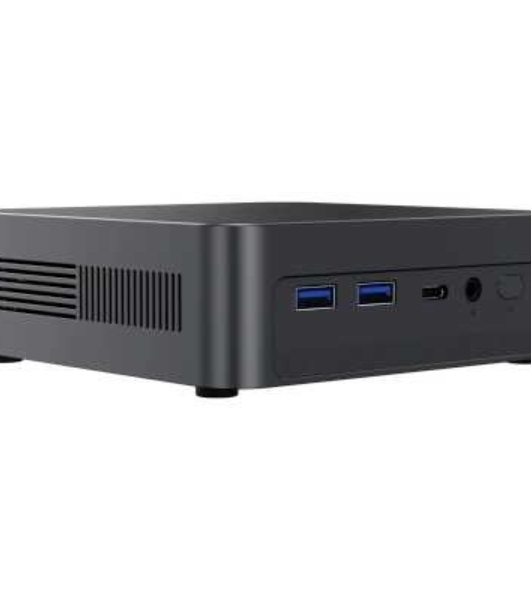 Компьютер Chuwi AuBox Intel Core Ultra 7 256V(2.2Ghz)/16384Mb/1000PCISSDGb/Int:Intel Iris Xe Graphics/BT/WiFi/war 1y/0.865kg/Gray/Win11Pro + DDR5 (no Slots)/USB3.2*5/HDMI*2/DP*1/RJ45*1/WIFI6E,BT5.3/Tipe-C*2/bracket/Aluminum Alloy + Galvanize