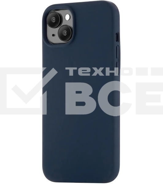 Чехол (клип-кейс) uBear для Apple iPhone 15 Plus Touch Mag Case with MagSafe темно-синий (CS271DB67TH-I23M)