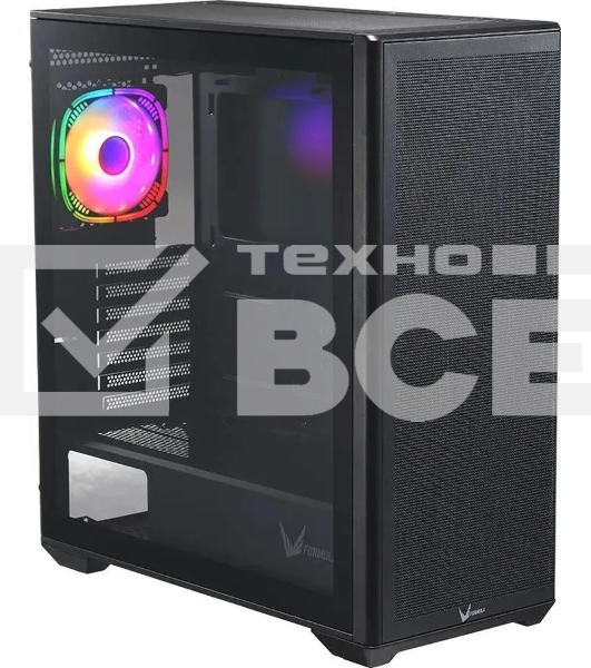 Компьютерный корпус AeroCool / Formula Air Power G5 Plus черный без БП ATX 4x120mm 2xUSB2.0 1xUSB3.1 audio bott PSU