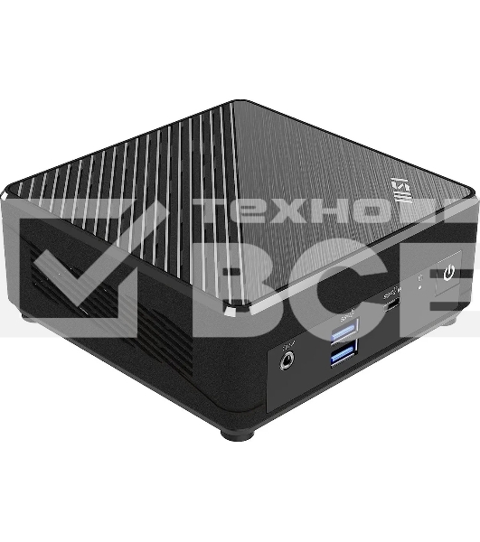Неттоп MSI Cubi N ADL-019RU slim N-series N100 (0.8) 4Gb SSD128Gb UHDG Windows 11 Professional 2xGbitEth WiFi BT 65W черный (9S6-B0A911-220)