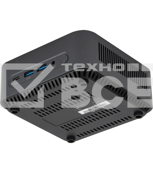 Неттоп IRU 110ALCN N100 (0.8) 8Gb SSD256Gb UHDG Windows 11 Professional GbitEth WiFi BT черный (2012495)