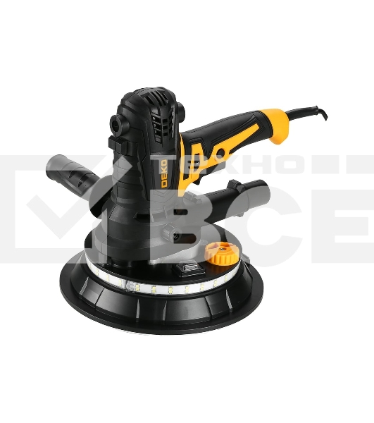 Эксцентриковая шлифмашина Deko DKWS1000 LED, 1000Вт, 180мм, 085-1060