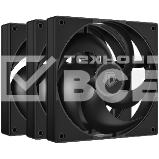 Вентилятор для корпуса ID-Cooling AS-120-K черный 120мм 2000rpm 27.2db 4-pin