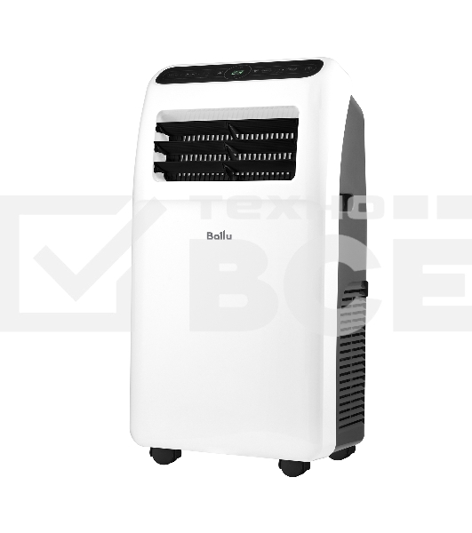 Кондиционер мобильный Ballu Aura BPAC-09 CP/N1_24Y 9000 BTU, 24 м², 50 дБ, охлаждение, осушение, белый