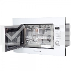 Микроволновая печь встраиваемая Zigmund & Shtain BMO 21 W белый, 20 л, 1200 Вт, переключатели - поворотный механизм/кнопки, фото5