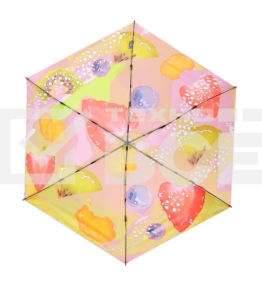Зонт Ninetygo Summer Fruit UV Protection Umbrella, механический, розовый