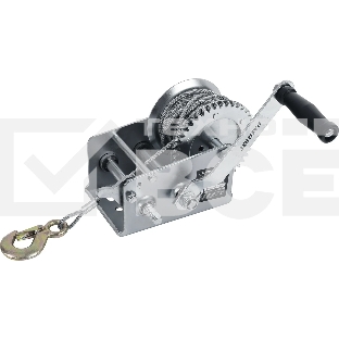 Лебедка ручная барабанная PATRIOT WH 1100B, усилие - 1100 кг, трос- 8 м