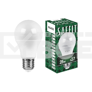 Лампа светодиодная SAFFIT SBA6525 (55088) 25 вт Е27 белый