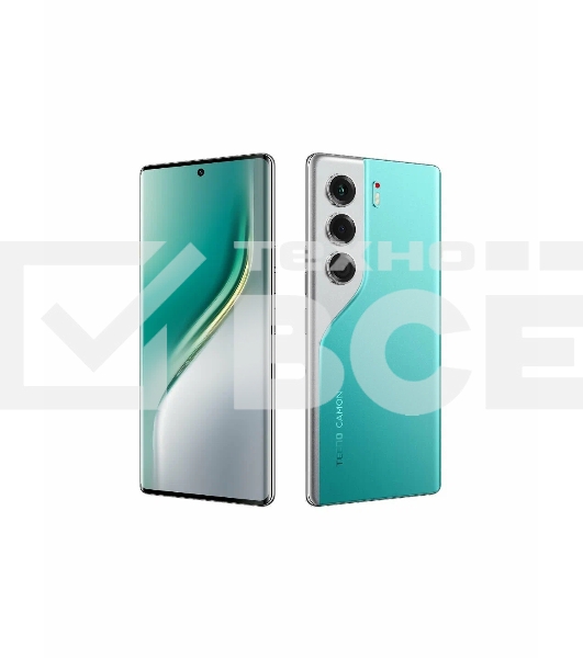 Смартфон Tecno Camon 40 Pro 5G CM7, 12/256Gb, зеленый (+ Tecno SC02 black)