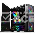 Компьютерный корпус SOEYI 'AX1-B10 SOEYI ATX case with черный coating front panel with flat small mesh, without', фото2