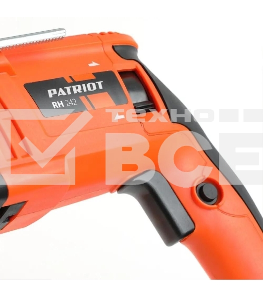 Перфоратор PATRIOT THE ONE RH 242, SDS+, 1.9Дж, 720Вт, 0-2000об/мин, 0-6300уд/мин