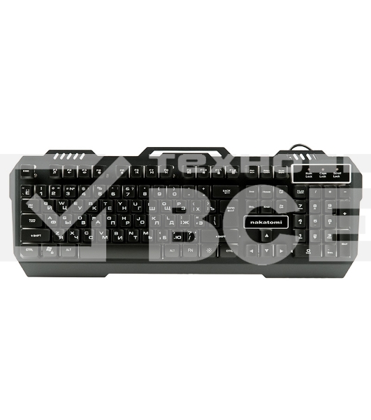 Клавиатура проводная NAKATOMI KG-35U черный