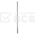 Бур по бетону Denzel цельная крестовая пластина, 8x315 мм, SDS PLUS, фото2