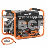 Генератор DAEWOO GDA 3500 DFE  бак 18л быстрый запуск бензиновый + газ, фото 1