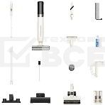 Вертикальный моющий пылесос Dreame Trouver K30 Mix белый, 7*2600 mAh, 300Вт, сухая/влажная уб., 500 мл., работа от АКБ max 30 мин, фото9