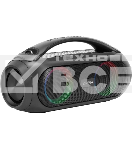 Колонка портатитвная Digma D-PS1530 черный/черный 50W 2.1 BT 10м 3000mAh (SP1530B)
