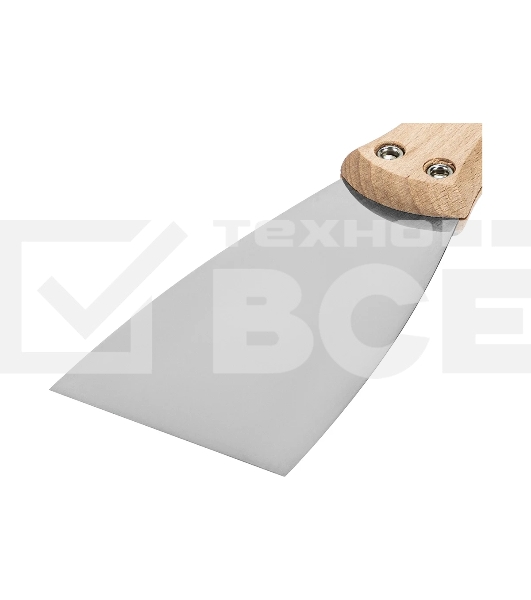 Шпательная лопатка Matrix из нержавеющей стали, 60 мм, буковая рукоятка, EFP