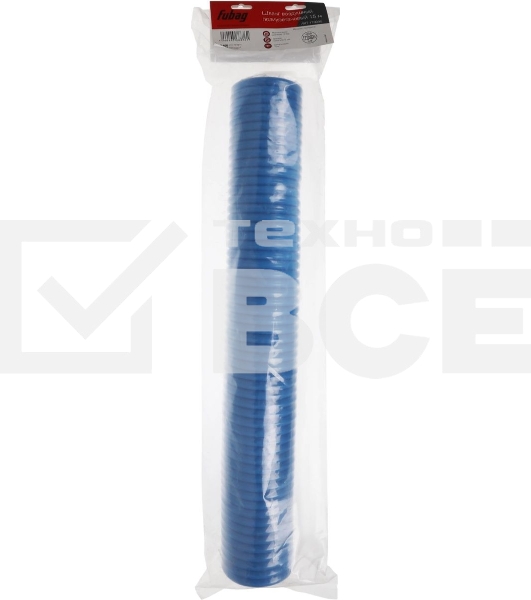 Пневматическое оборудование FUBAG Шланг спиральный с фитингами [170306] рапид полиуретан 15 бар 8х12мм 15м