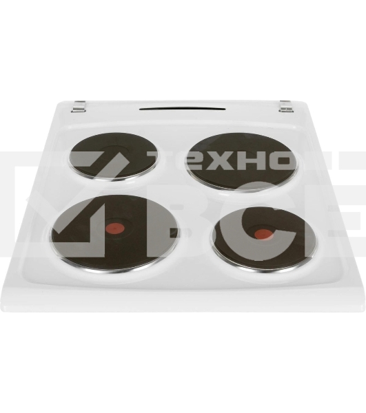 Плита электрическая Hansa FCEW54109 белый, конфорок 4 шт, духовка 65 л, 50 см x 85 см x 60 см