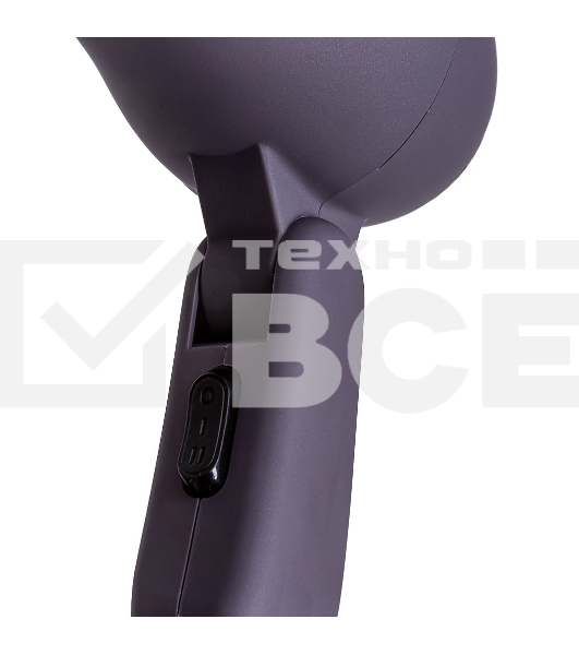 Фен Pioneer HD-1010 фиолетовый/черный, 1000 Вт, компактный