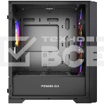 Корпус PowerCase ByteFlow Micro Black LE, Micro-Tower, чёрный, фото6