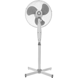 Вентилятор Scarlett SC-SF111B24 белый/серый, напольный, 45 Вт, 3 скорости, 40 см