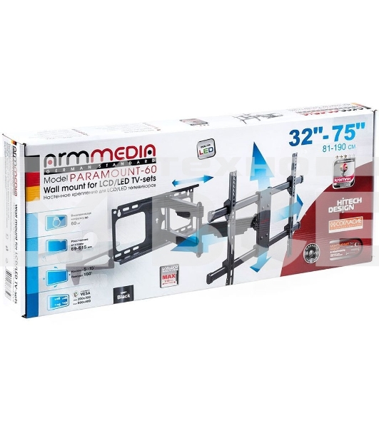Кронштейн для телевизора Arm Media PARAMOUNT-60 черный 32