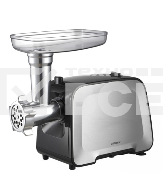 Мясорубка Centek CT-1604 2200 Bт, 2,2 кг/мин, реверс, стальной коннектор, 2 диска, 2 насадки
