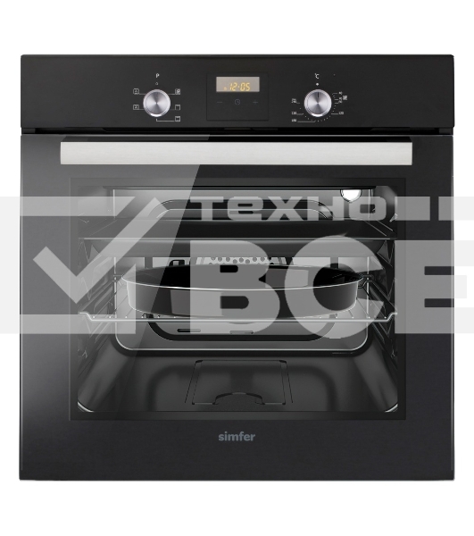 Электрический духовой шкаф Simfer B6EB56016 черный