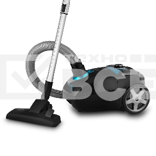 Пылесос Vitek VT-1898 ВК черный, 450/2200 Вт, уборка сухая, пылесборник мешок, 4 л