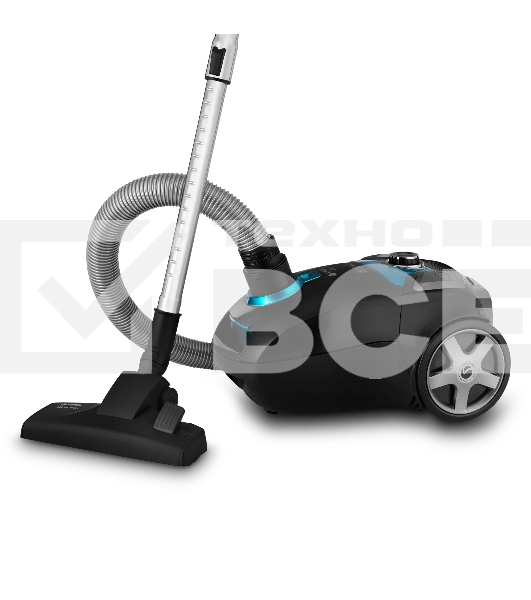 Пылесос Vitek VT-1898 ВК черный, 450/2200 Вт, уборка сухая, пылесборник мешок, 4 л