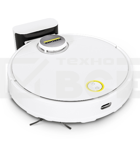 Пылесос-робот Karcher RCV 3 1.269-620.0 белый/белый 3200 мAч, Li-Ion, сухая/влажная уборка, контейнер 0.5 л