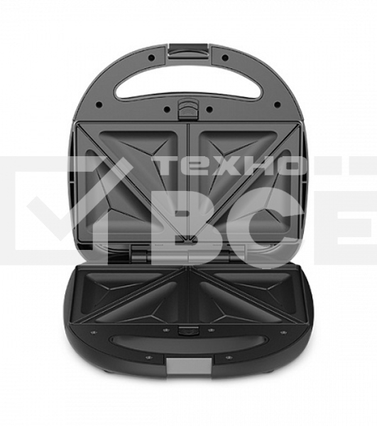 Прибор для выпечки BQ ST2001 черный, 4 in 1. MultiChef, 800 Вт, многофункциональный прибор 4 в 1, 4 пары панелей в комплекте: гриль, венские вафли, сэндвич, орешки, антипригарное покрытие панелей Non-Stick PRO, равномерный нагрев, вертикальное хранение, о