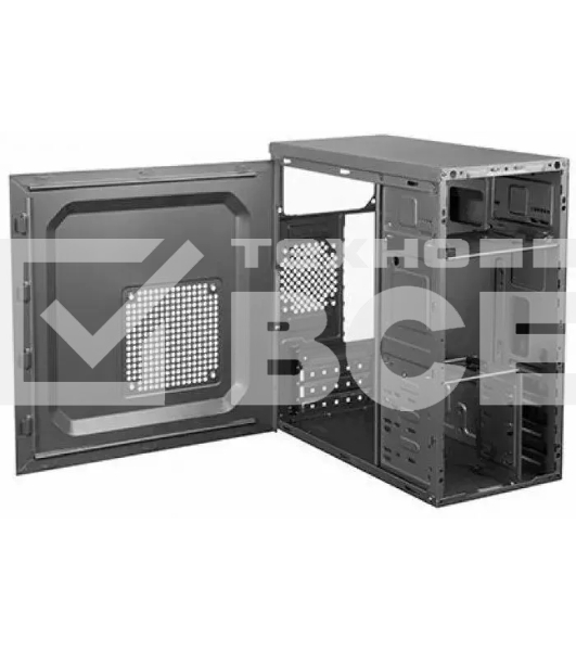 Компьютерный корпус LinkWorld VC-13M071 М0 черный без БП mATX 1x80mm 1x120mm 2xUSB2.0 audio