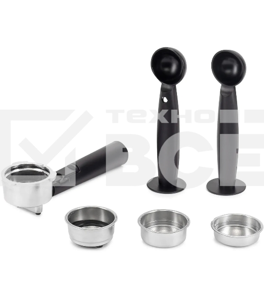 Кофеварка рожковая Vitek VT-1517 SR серый, исп. кофе - молотый, 1.65 л, 1238 Вт, 15 Бар