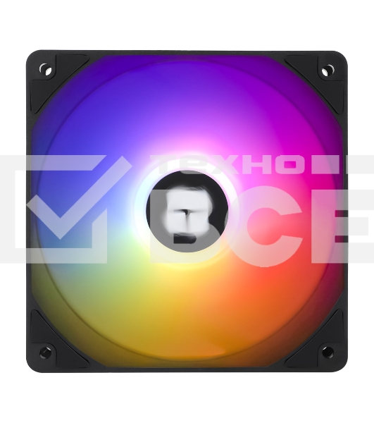 Кулер для корпуса Thermaltight TL-C12C-S (120x120x25мм, 4-pin PWM, ARGB, 66.17CFM, 25.6dBA, 1550RPM, черный)