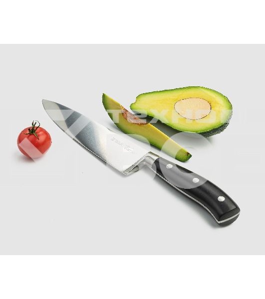 Нож поварской TalleR TR-22101 длина лезвия 20 см. нержавеющая сталь 420S45, ударопрочный пластик