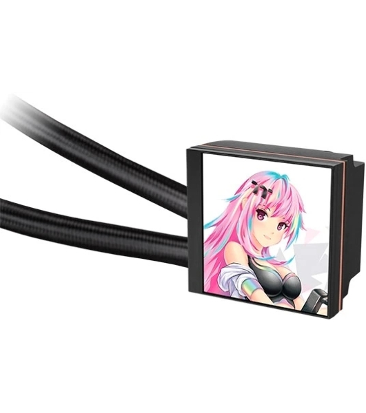 Система жидкостного охлаждения Thermaltake MAGFloe 360 Ultra ARGB Soc-AM5/AM4/1200/1700/1851 черный 4-pin 30.6dB Al+Cu LCD Ret (CL-W432-PL12SW-A)