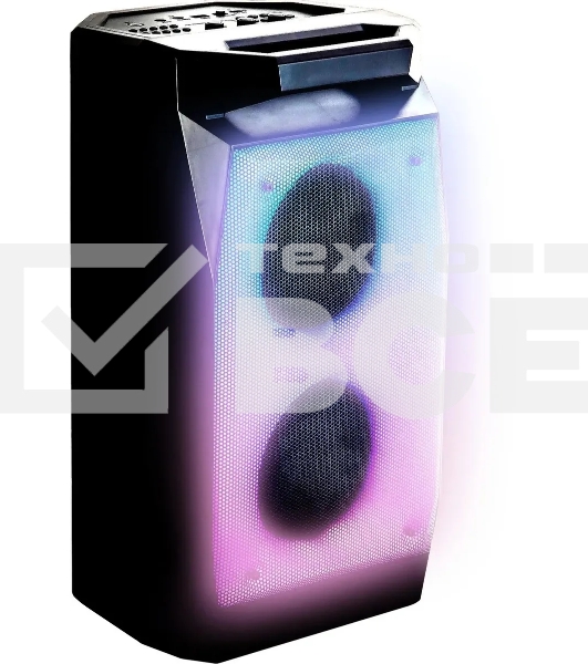 Колонка портативная Ural Молния 900 черный 90W 2.0 BT/3.5Jack 4000mAh