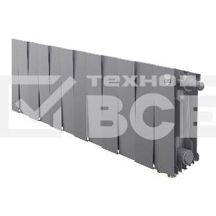 Радиатор биметаллический Royal Thermo PianoForte 200 Серебристый VR80- 12 секц.